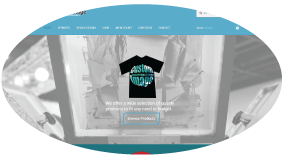 Photo snippet of new Custom Image website